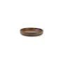 Teller flach 13,5xH2cm dark brown Escura