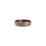 Assiette plate 13,5xH3cm dark brown Escura