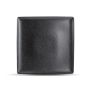 Teller flach 26x26cm black Dusk