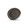 Plate 21x18,5cm black Ceres