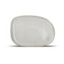 Teller flach 33x23cm grey Ceres