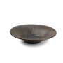 Assiette creuse 20,5xH5cm rayé silver Brass