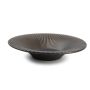 Assiette creuse 26xH5,5cm rayé silver Brass