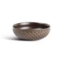 Bol 16xH5cm diamond copper Brass