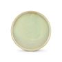 Assiette plate 24xH1,5cm turquoise Structo