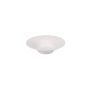 Assiette creuse 20,5/8,5xH5cm rayé white Brass