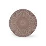 Teller flach 21xH1,5cm aubergine Mosaic