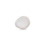 Teller flach 15x12,5cm pure pearl Icon
