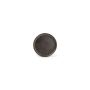 Assiette plate 13,5xH2cm black Ceres