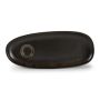 Saucer 35x15cm universal black Ceres