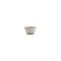 Kom 10xH5cm conisch grey Line