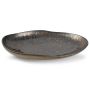 Diep bord 35x23xH5cm gold flaked Nobile