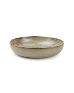 Deep plate 22xH4,5cm beige Escura
