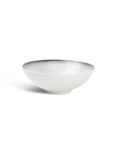 Bowl 18xH6cm black speckled Dusk