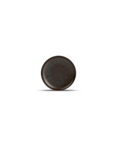 Assiette plate 15cm black Ceres