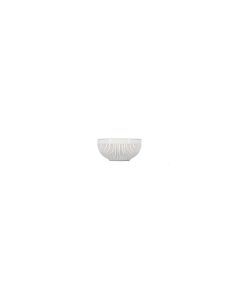Schüssel 8,5xH4cm gestreift white Brass