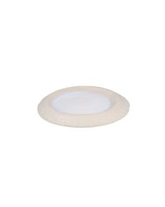 Diep bord 27,5/20,5xH3cm pure pearl Icon