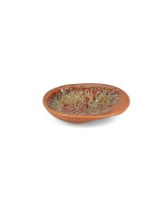 Kom 25,5xH5cm crab burnt orange Icon