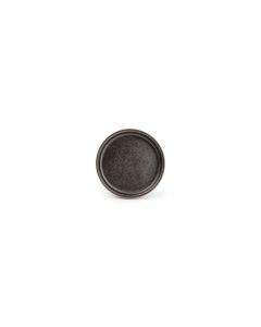 Assiette plate 13,5xH3cm black Ceres