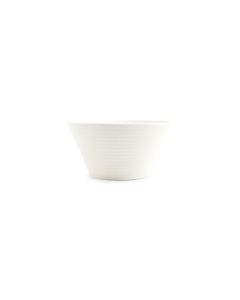 Bowl 21,5xH11cm conical white Line
