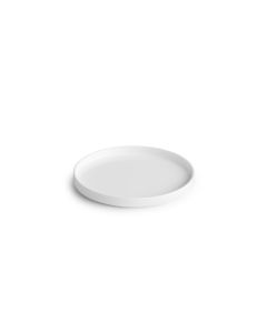 Teller flach 20xH2cm white Verso