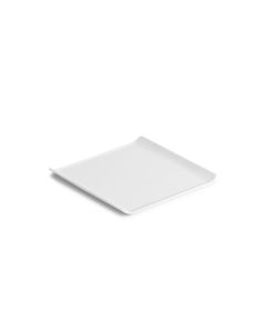 Teller flach 20x20cm white Verso