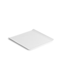Teller flach 24x24cm white Verso