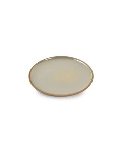 Assiette plate 23cm pearl Ostra