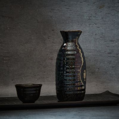 Sake pourer 30cl seaweed Umi