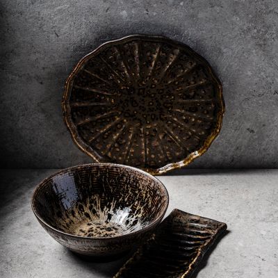Plate 25cm autumn Umi