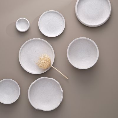 Bowl 22xH10cm chalk white Calca