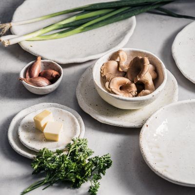 Plat bord 15cm beige Vita