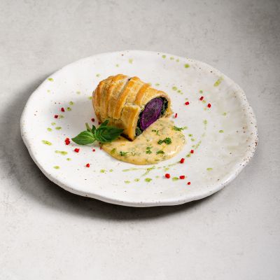 Plat bord 21cm beige Vita