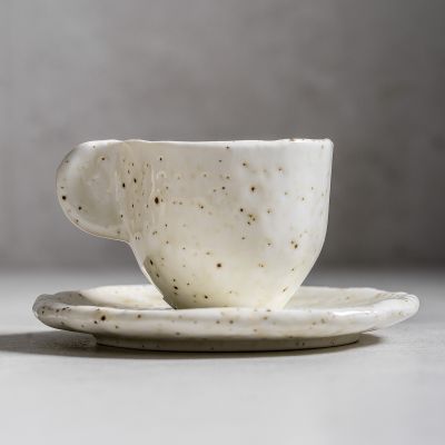 Mokkaschotel 12,5cm beige Vita