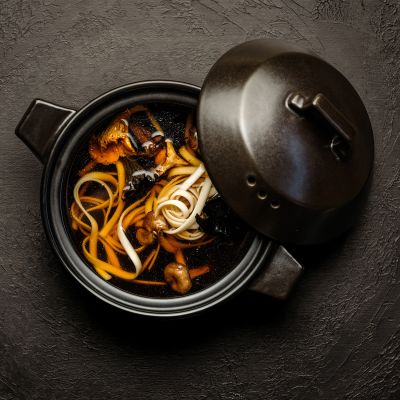 Ofenschale 30x22xH16cm black Obun