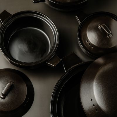 Baking dish 46,5x36xH10cm black Obun