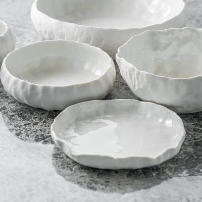 Plat bord 16,5cm wit Arte