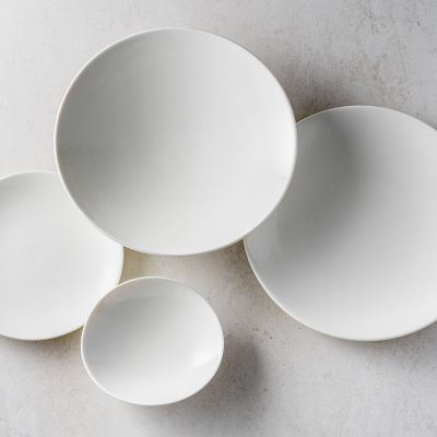 Plat bord 21cm white Contour