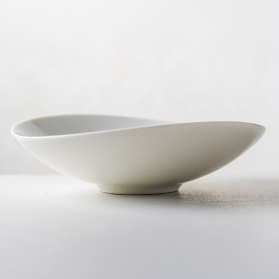 Kom 15x13,5H4,5cm white Contour
