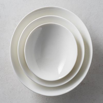 Kom 20,5xH5cm white Contour