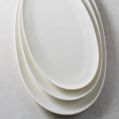 Serveerschaal 35,5x15cm white Contour