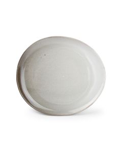 Assiette plate 25x23cm grey Ceres