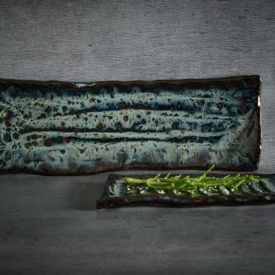 Servierschale 32x10cm seaweed Umi