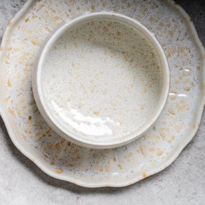 Teller flach 25cm sand Umi