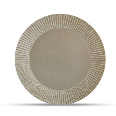 Teller flach 30,5cm sage green Aurora