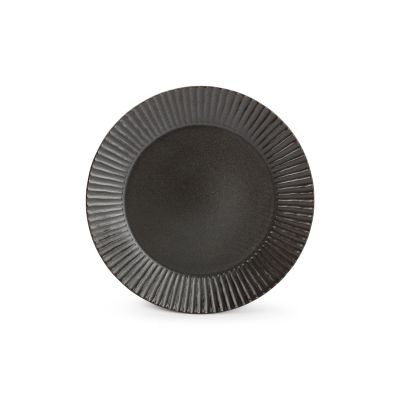 Teller flach 19,5cm black Aurora