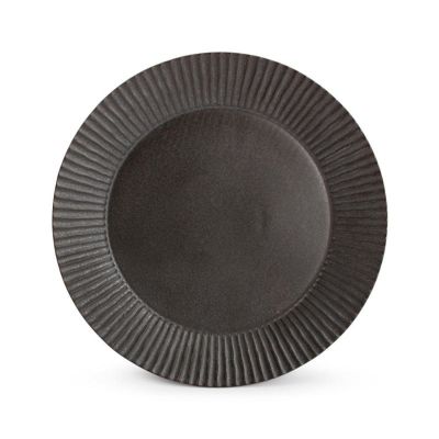 Teller flach 30,5cm black Aurora
