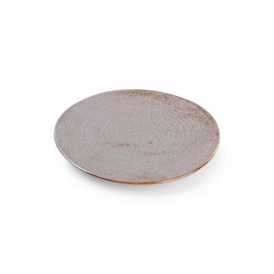 Assiette plate 20,5cm bronze Celest