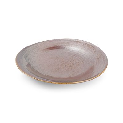 Assiette creuse 28,5xH4,5cm bronze Celest