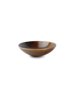 Deep plate 20,5xH6cm brown Escura